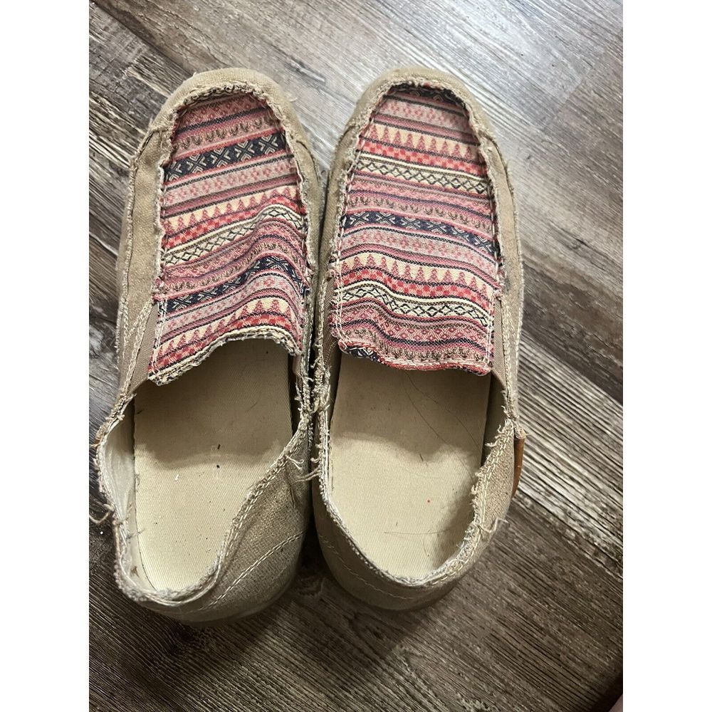 Roper Women's Daisy Tan Driving Moc Shors Size 8.5 Slip On Casual